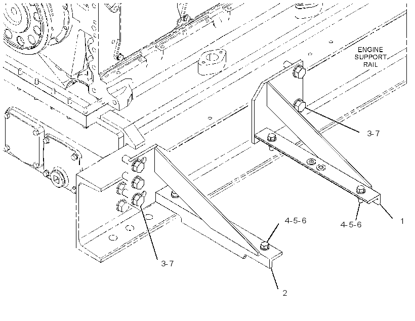 MOUNTING GP-HEAT EXCHANGER 4166642 CAT