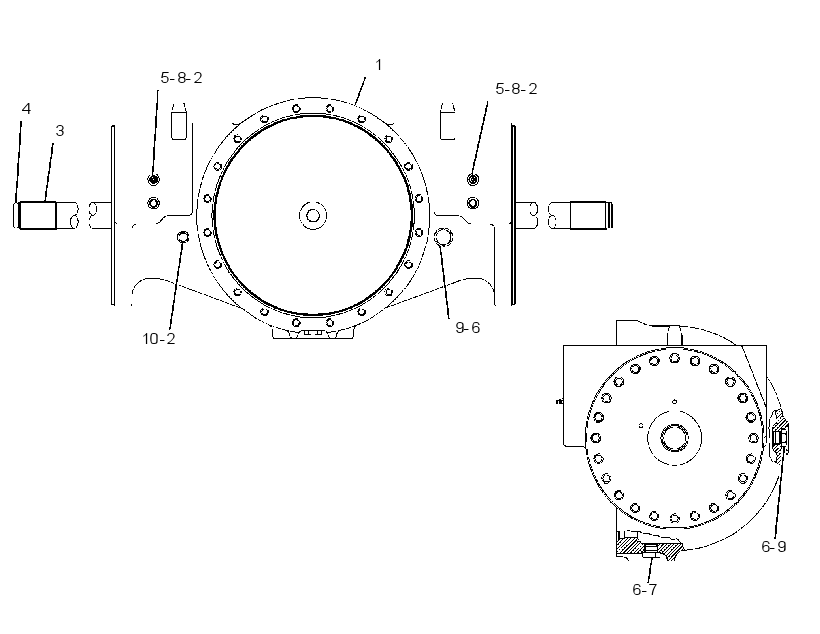 AXLE GP-FIXED 1656781 CAT