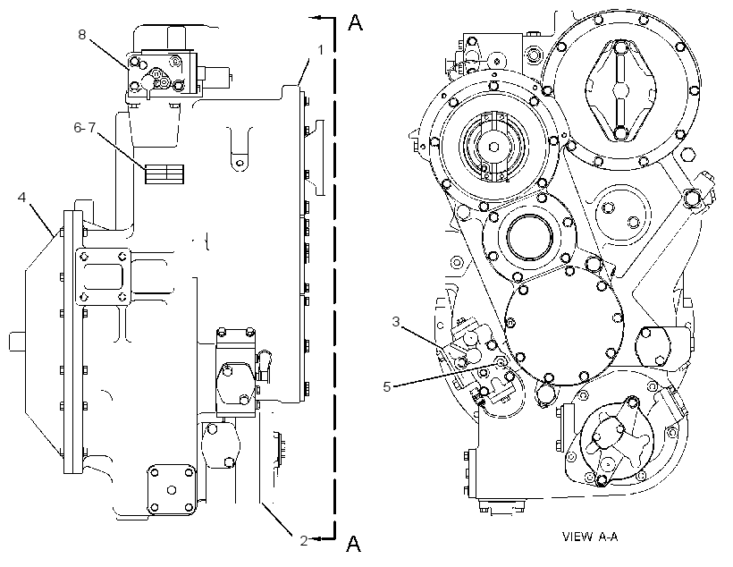 TORQUE CONVERTER & UPDRIVE AR 2662025 CAT