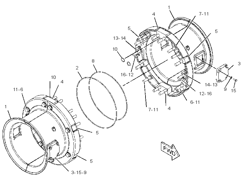 MOUNTING GP-FINAL DRIVE 3843452 CAT