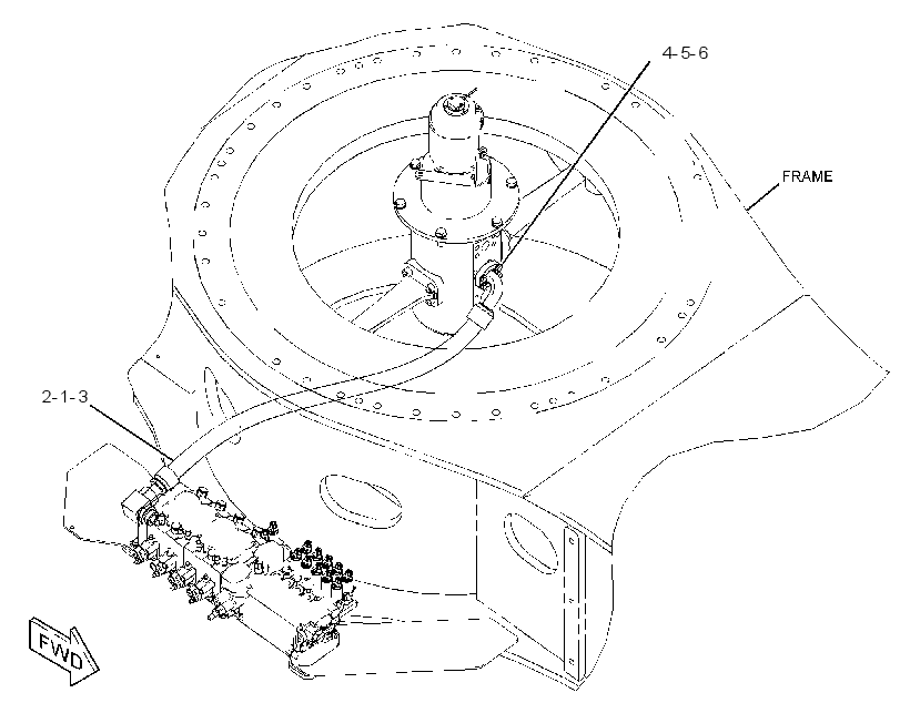 LINES GP-SWIVEL 3959790 CAT