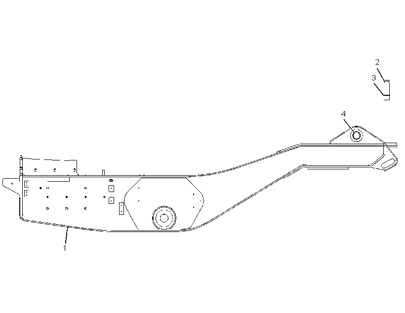 Рама задняя 2274175 CAT
