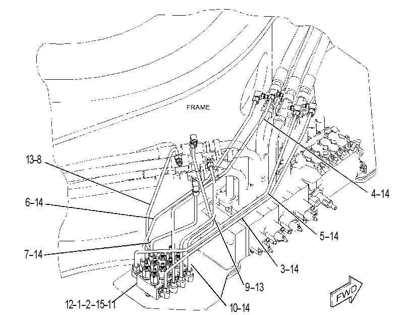 LINES GP-TRACTION CONTROL 3959830 CAT
