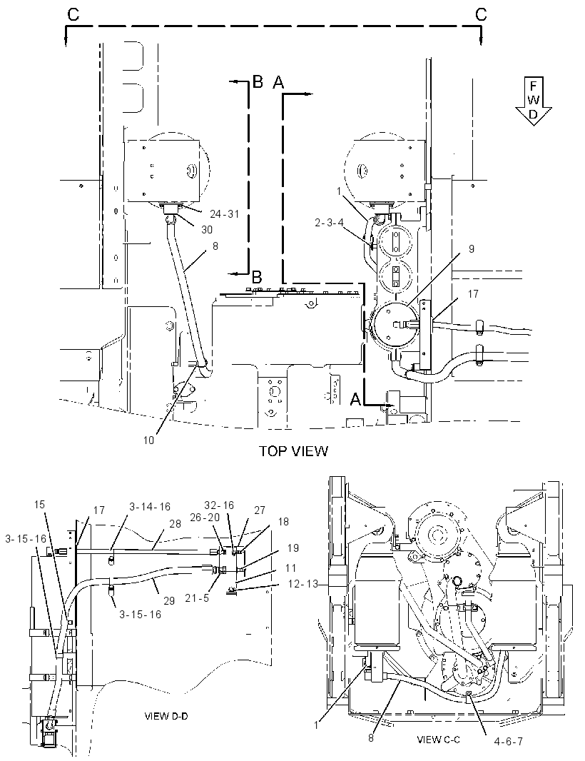 LINES GP-SUSPENSION 3092290 CAT