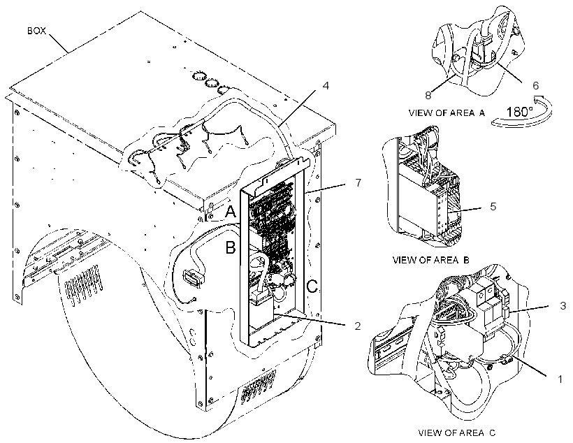 Панель электрическая 3616993 CAT