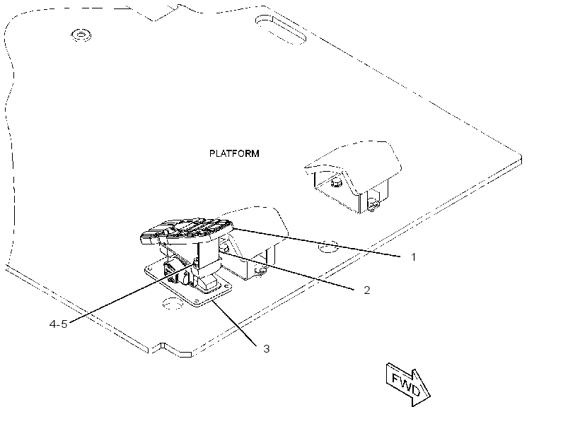 PEDAL GP 3954699 CAT
