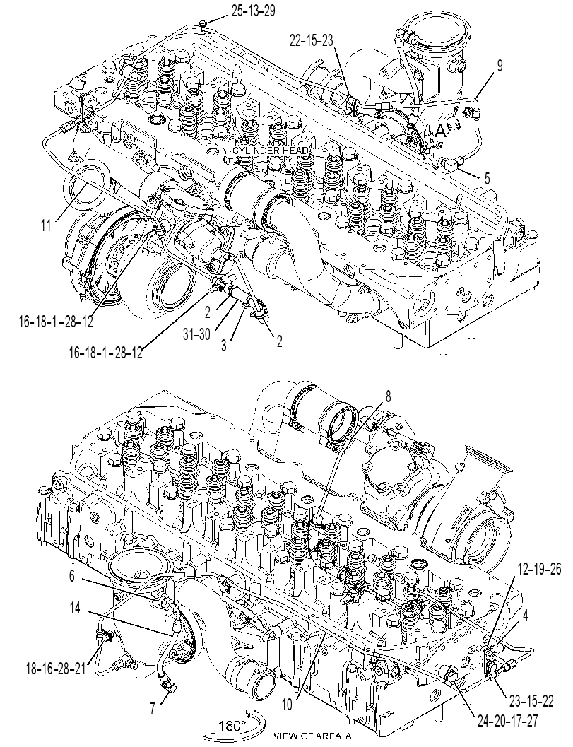LINES GP-TURBOCHARGER 3487910 CAT