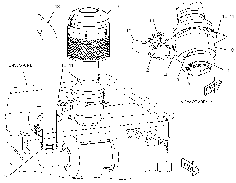 PRECLEANER AR 3787488 CAT