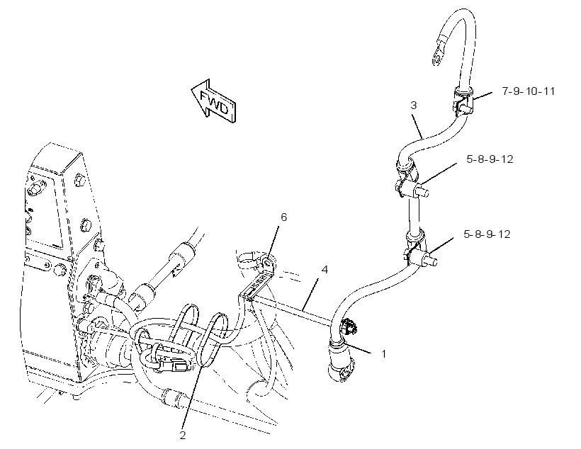 CABLE GP-STARTING MOTOR 3969718 CAT