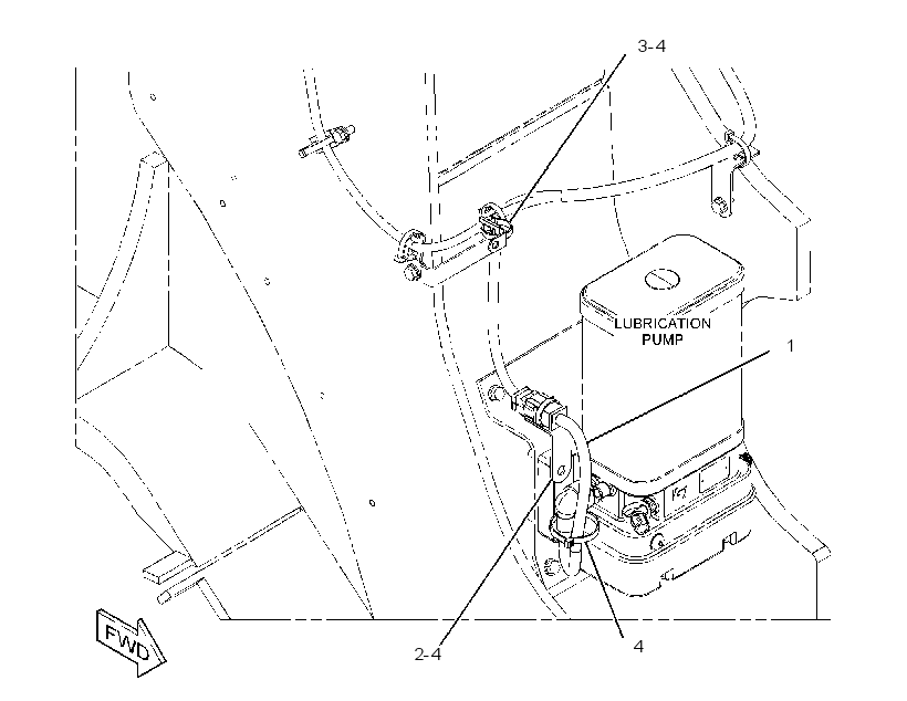 WIRING GP-AUTOLUBE PUMP 3674672 CAT