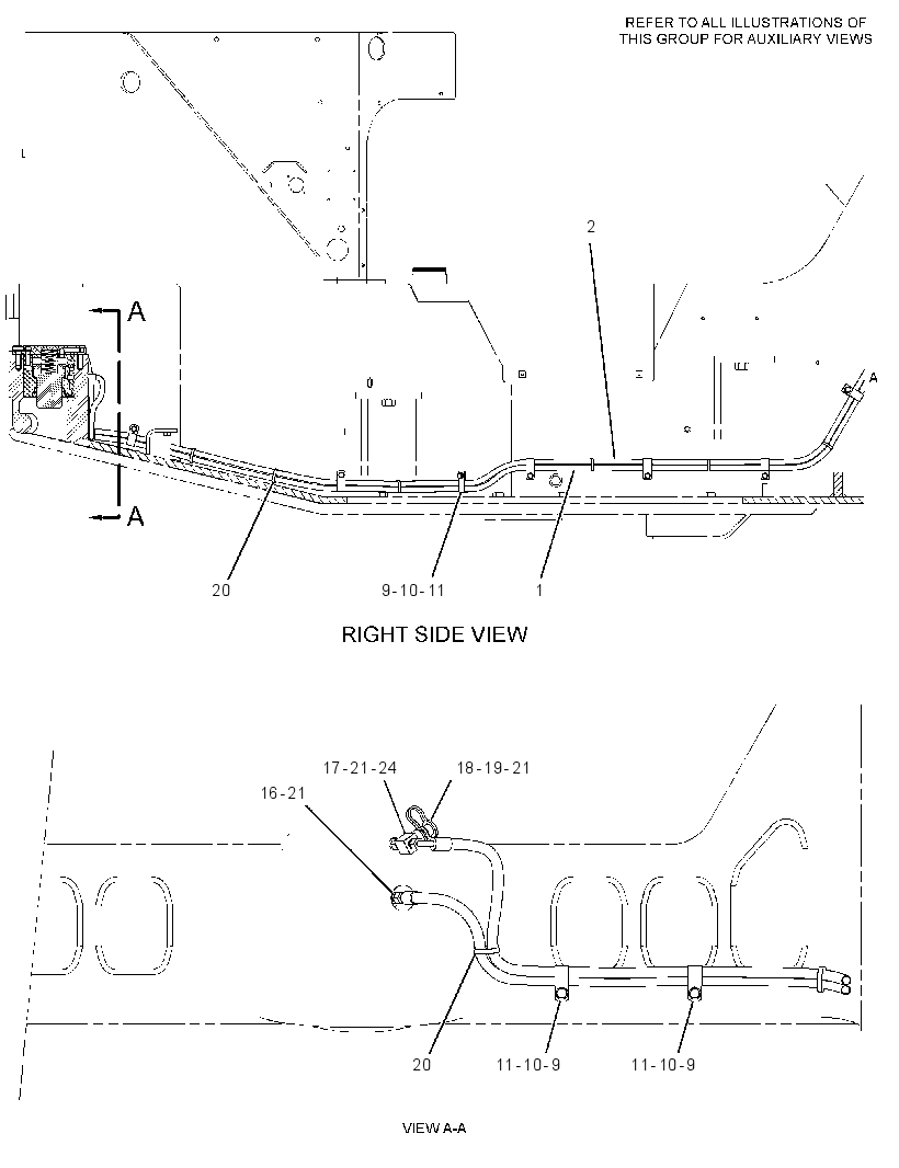 LINES GP-BRAKE RELEASE 2880234 CAT