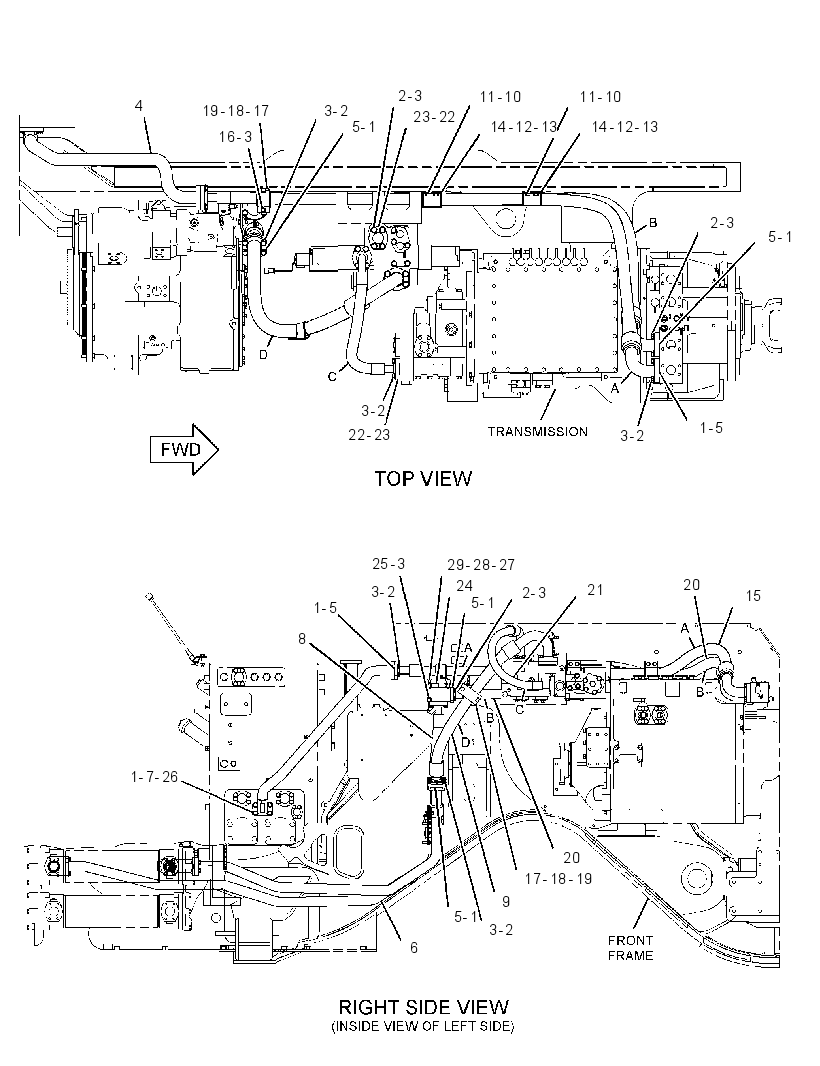LINES GP-BRAKE OIL COOLER 3462604 CAT