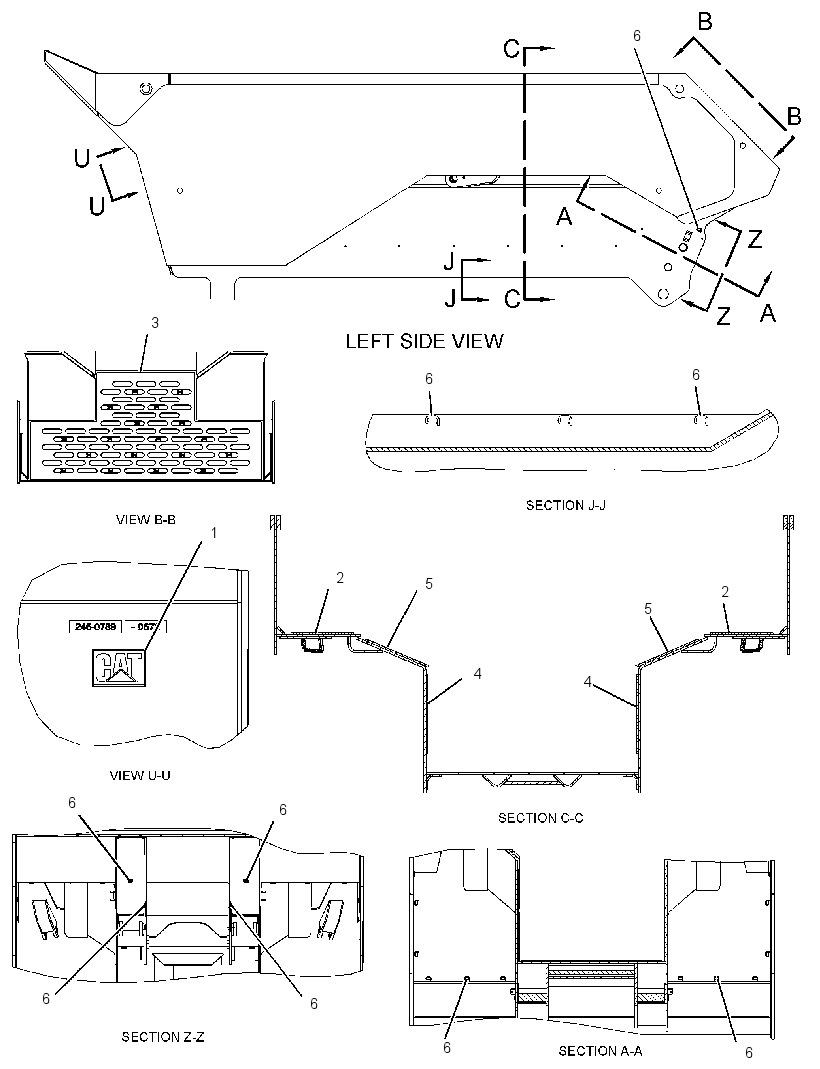 BODY GP-TRUCK 2460789 CAT