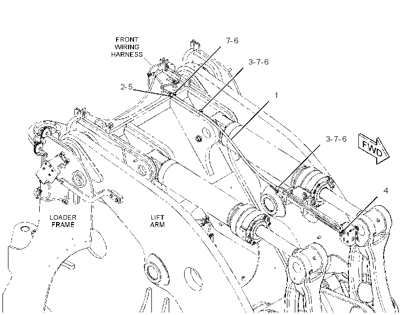 WIRING GP-KICKOUT & POSITIONER 3674682 CAT