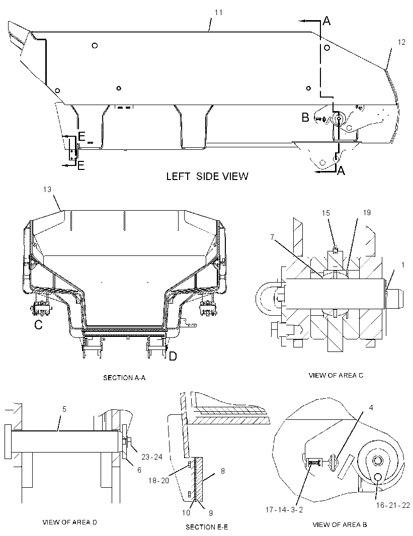 BODY GP-EJECTOR 3702297 CAT