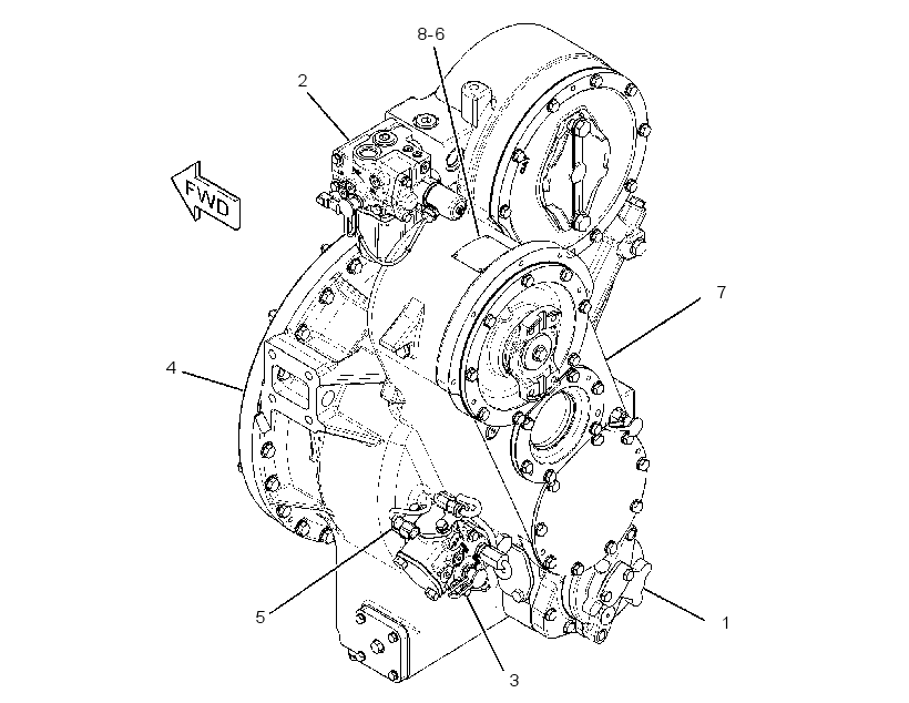 TORQUE CONVERTER & UPDRIVE AR 3162792 CAT