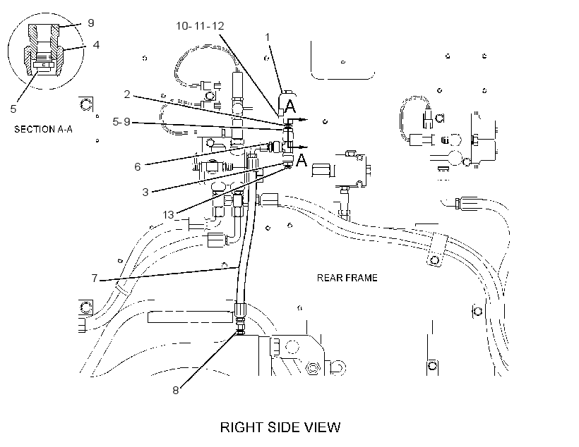 LINES GP-AXLE VENT 2949379 CAT