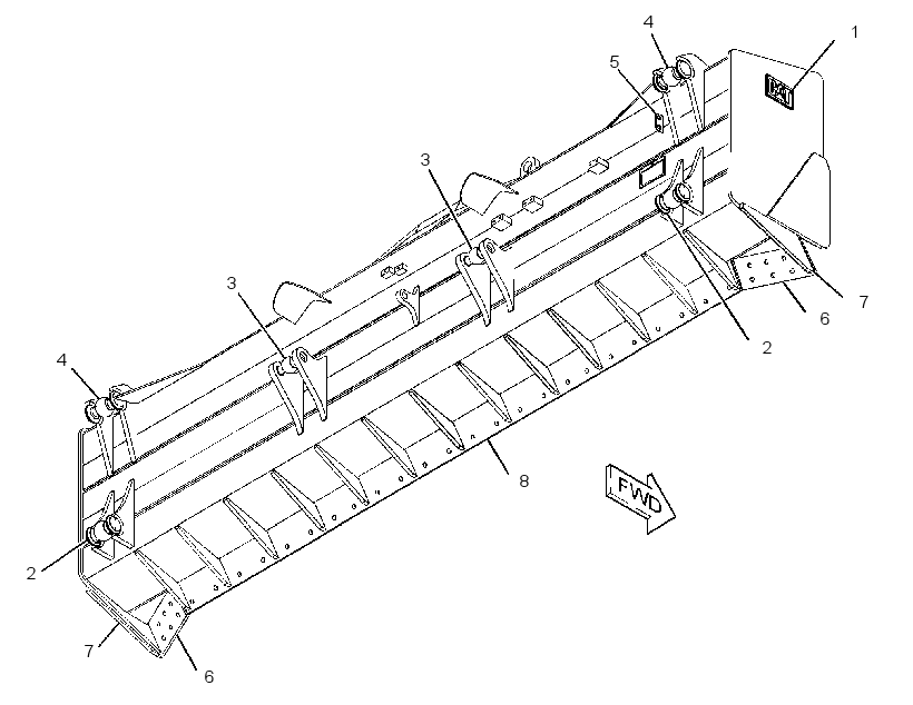 BLADE AS-UNIVERSAL 4244142 CAT