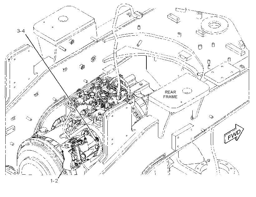 PUMP & MTG GP-STEERING & FAN 3674503 CAT
