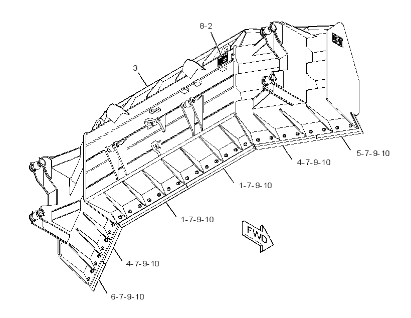 BLADE GP-UNIVERSAL 4211800 CAT