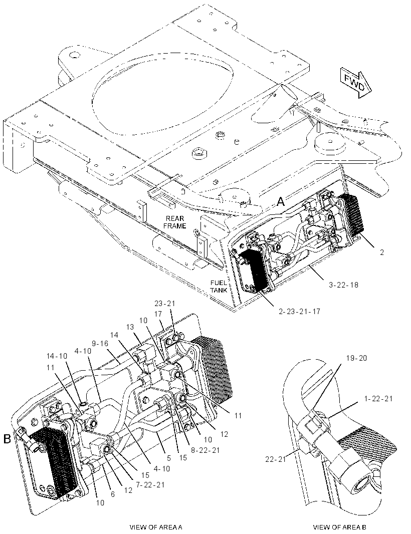 COOLER GP-AXLE OIL 3766095 CAT