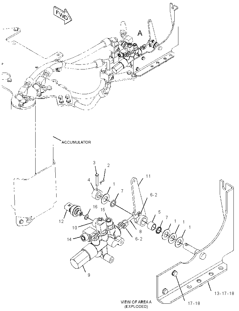 VALVE & MTG GP-BRAKE CONTROL 3765839 CAT
