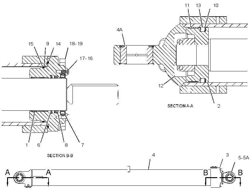 CYLINDER GP-HOIST 2249465 CAT