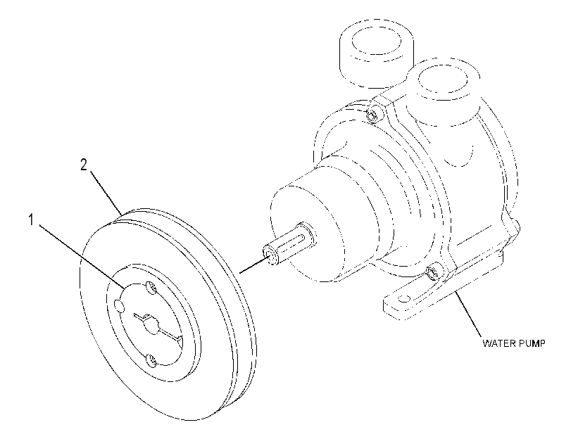 PULLEY GP-WATER PUMP 3595106 CAT