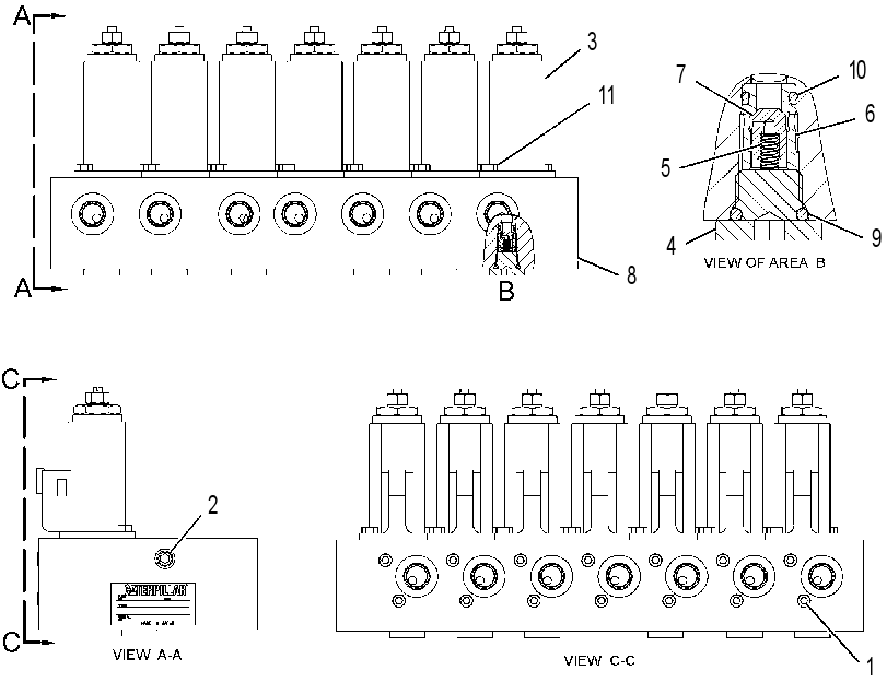 VALVE GP-MANIFOLD & REDUCING 3928340 CAT