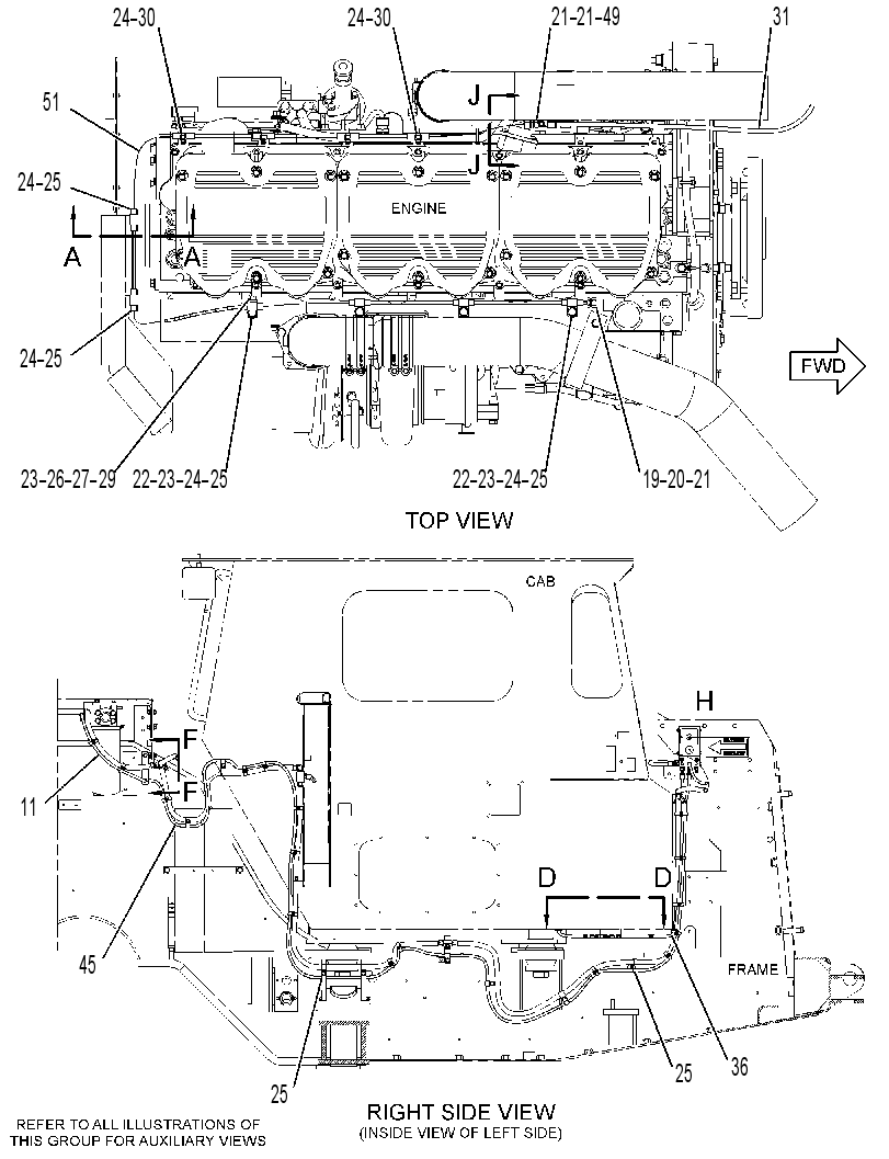 LINES GP-FIRE SUPPRESSION 2657040 CAT