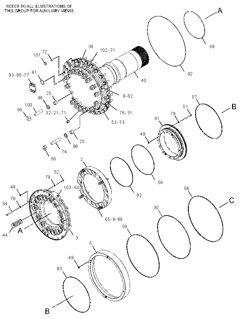 WHEEL & FINAL DRIVE AR 1376819 CAT