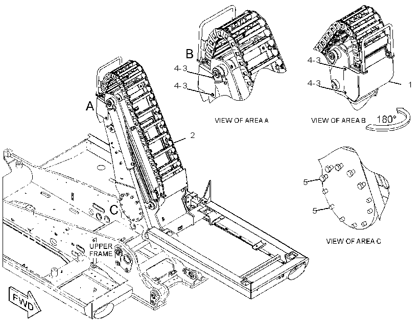 MOUNTING GP-RISER 4230616 CAT