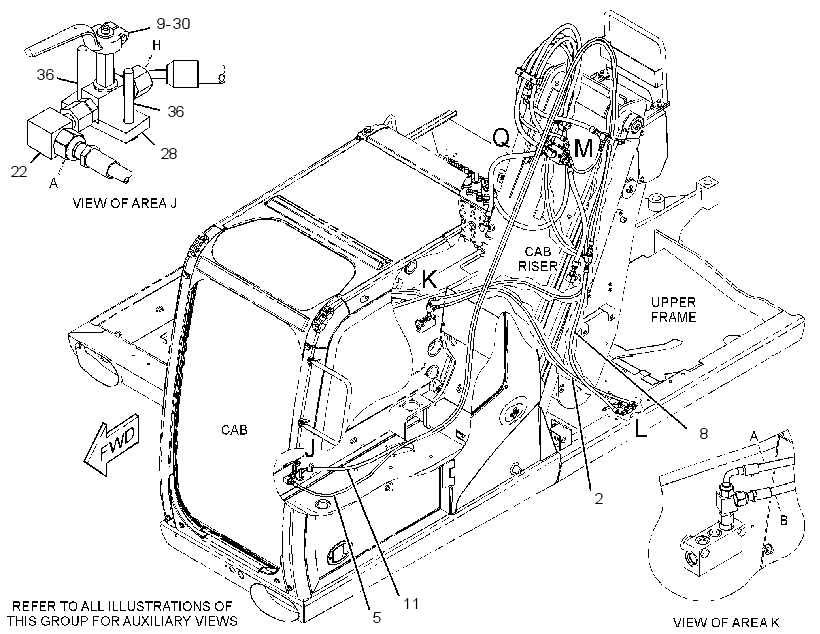 LINES GP-CAB RISER 4220777 CAT