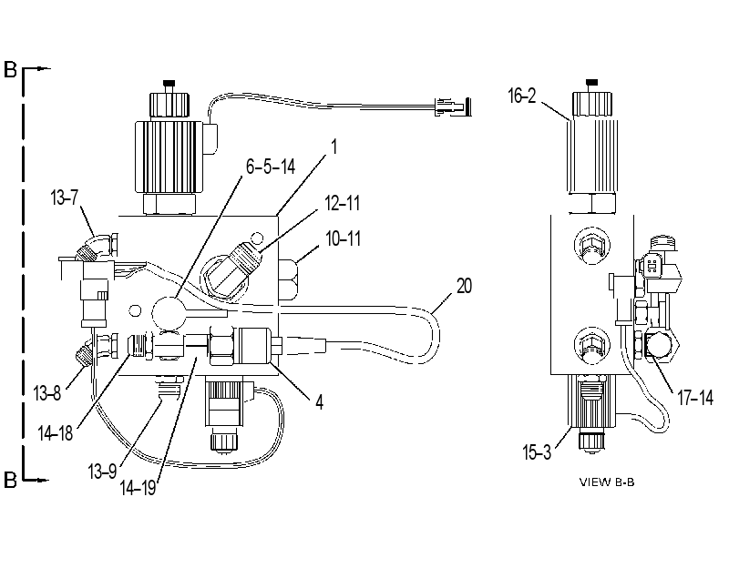 VALVE GP-BRAKE 3663832 CAT