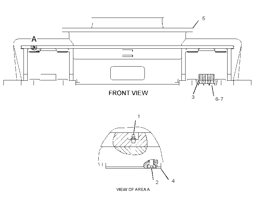 FRAME GP-CARBODY 3739572 CAT