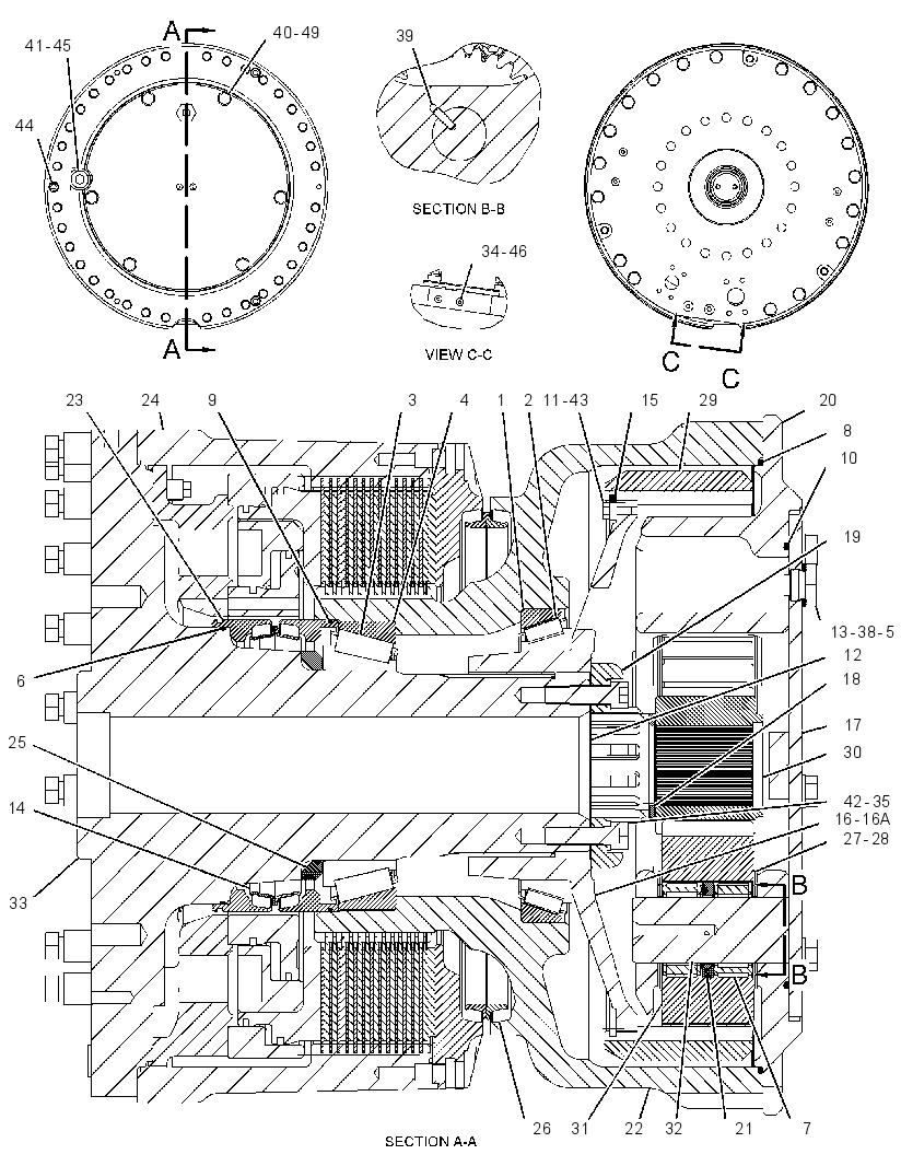 FINAL DRIVE & BRAKE GP 1789085 CAT