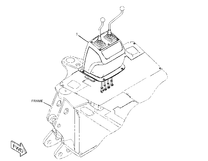 KIT-HYDRAULIC HAND CONTROL 3876447 CAT