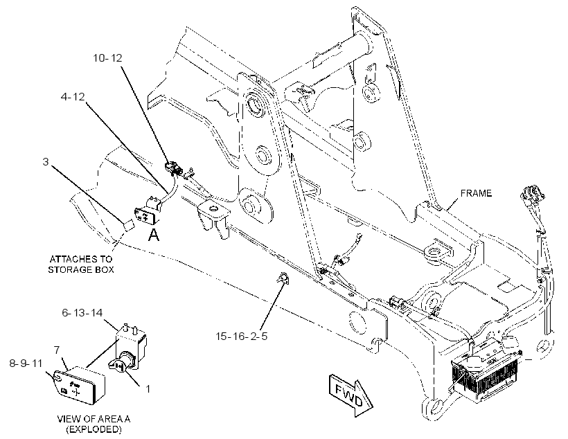 WIRING GP-AUXILIARY 3839581 CAT