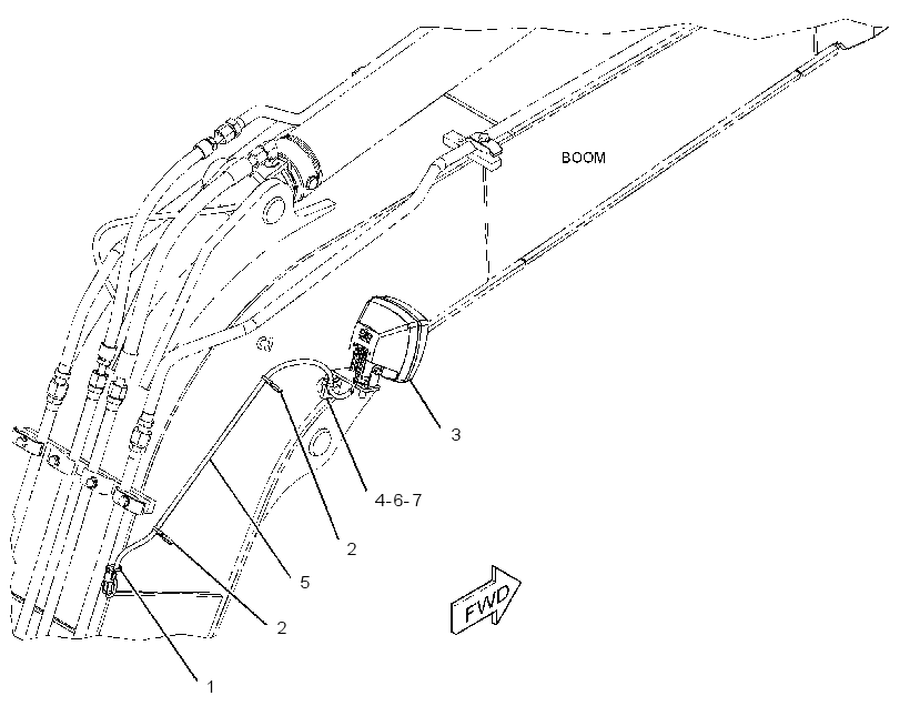 Освещение прожекторное 4277907 CAT