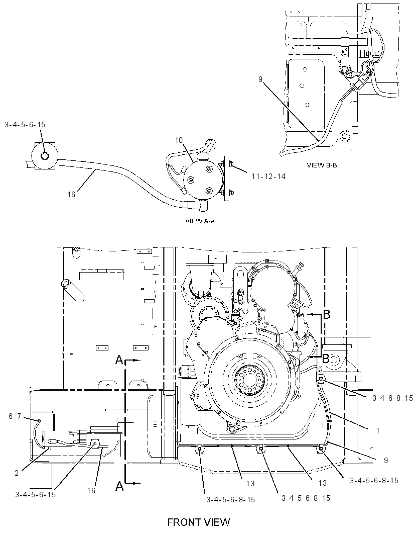WIRING GP-BRAKE RELEASE PUMP 2104777 CAT