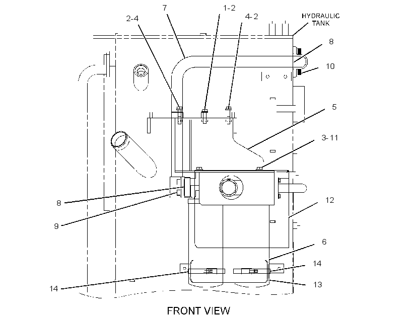 FILTER & MTG GP-STEERING 2600927 CAT