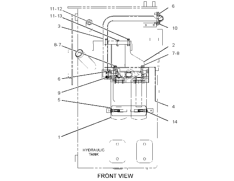 FILTER & MTG GP-STEERING 2073864 CAT
