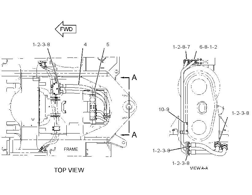 LINES GP-BRAKE OIL COOLER 2074685 CAT