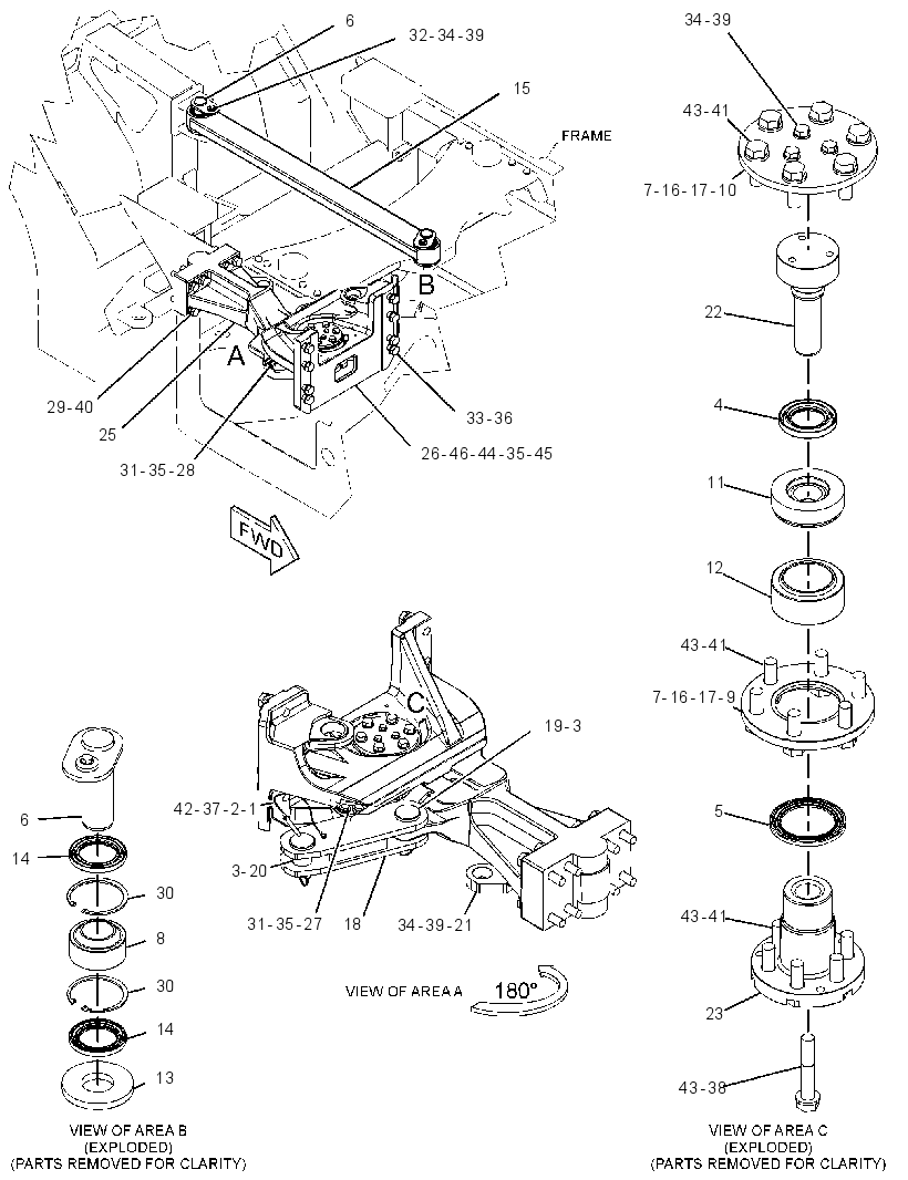 Сцепка шарнирная 3436171 CAT