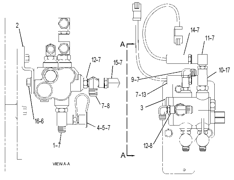 VALVE & MTG GP-ACCUM CHARGING 2136467 CAT