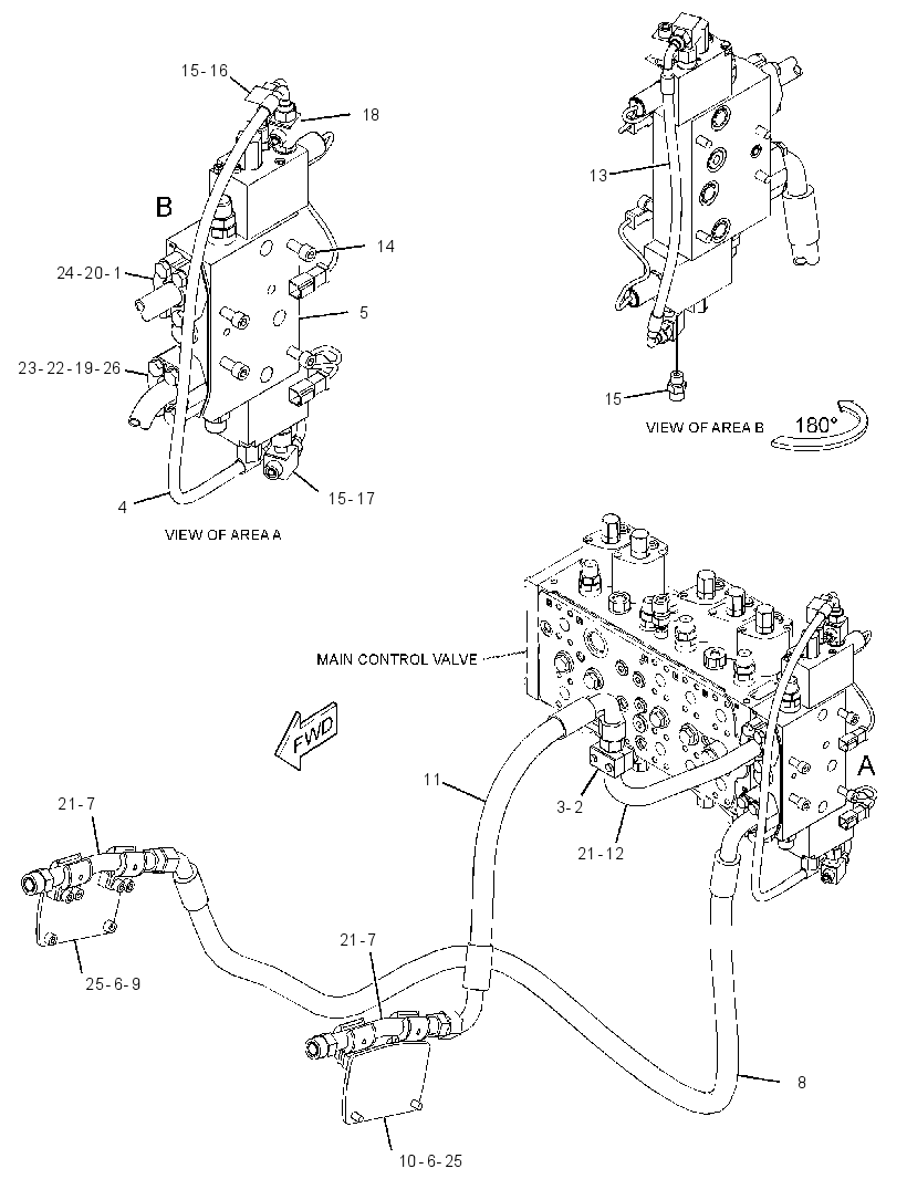 VALVE & LINES GP-CONTROL 3912632 CAT