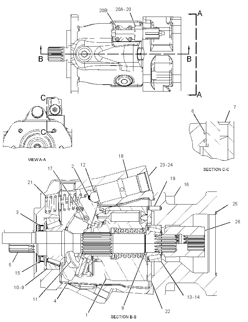 PUMP GP-CHARGE 3552395 CAT
