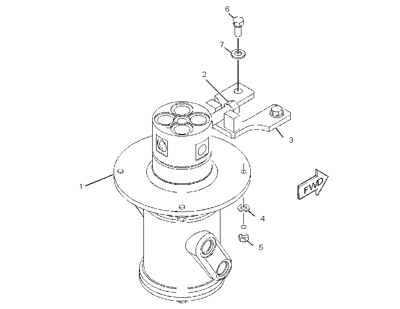 SWIVEL & MOUNTING GP 3421874 CAT