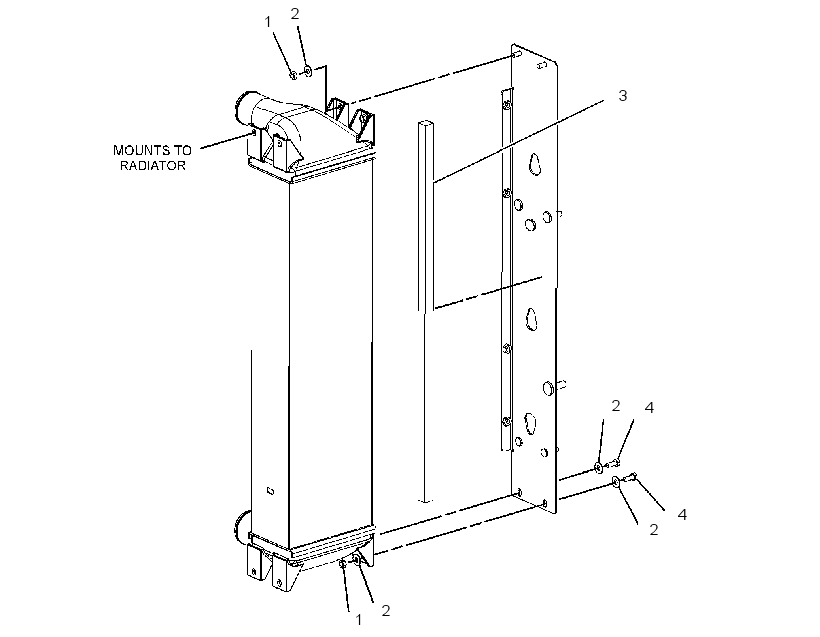 AFTERCOOLER GP 3680669 CAT