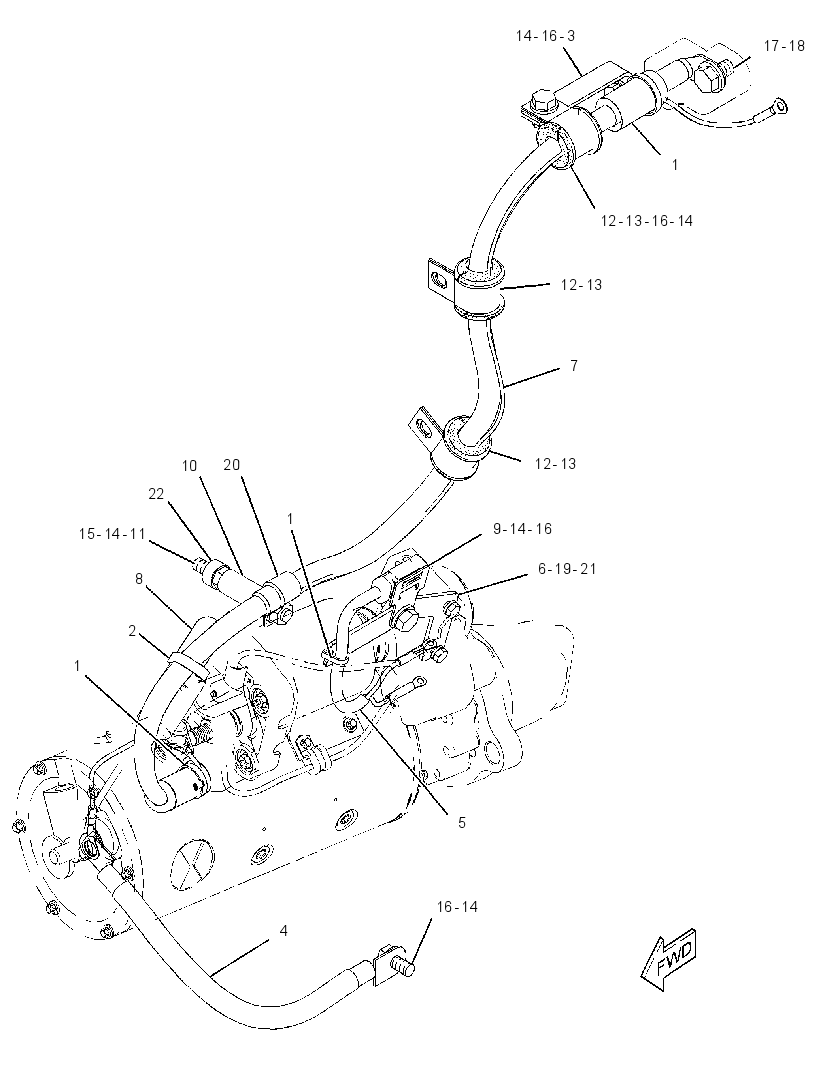 CABLE GP-STARTING MOTOR 3555055 CAT